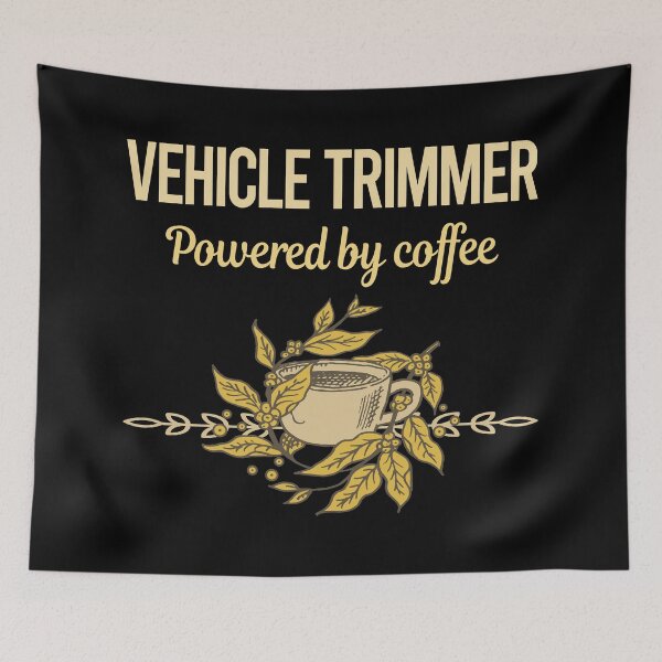 Item preview, Powered By Coffee Vehicle Trimmer designed and sold by trinayolkcelia.
