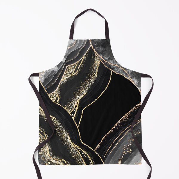Item preview, Darkest Black Night Faux Marble Landscape designed and sold by MysticMarble.