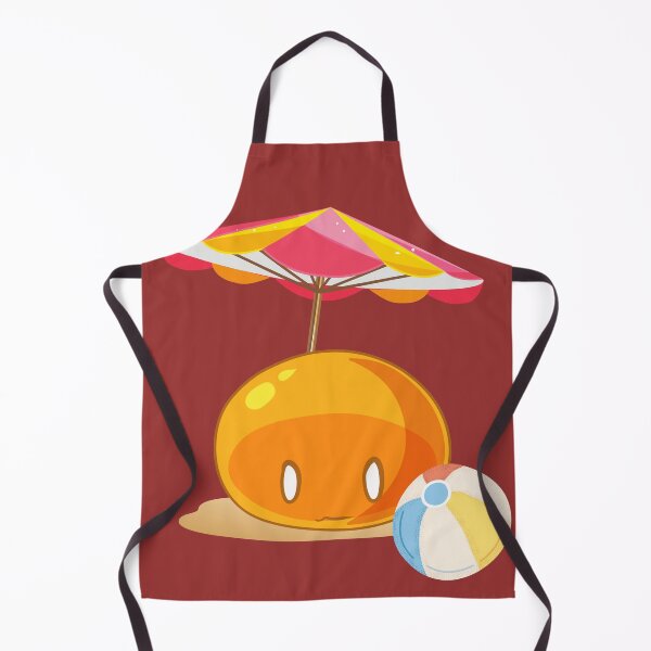 Item preview, Kawaii Orange Slime on Beach | Summer Emote designed and sold by BBMarioni.