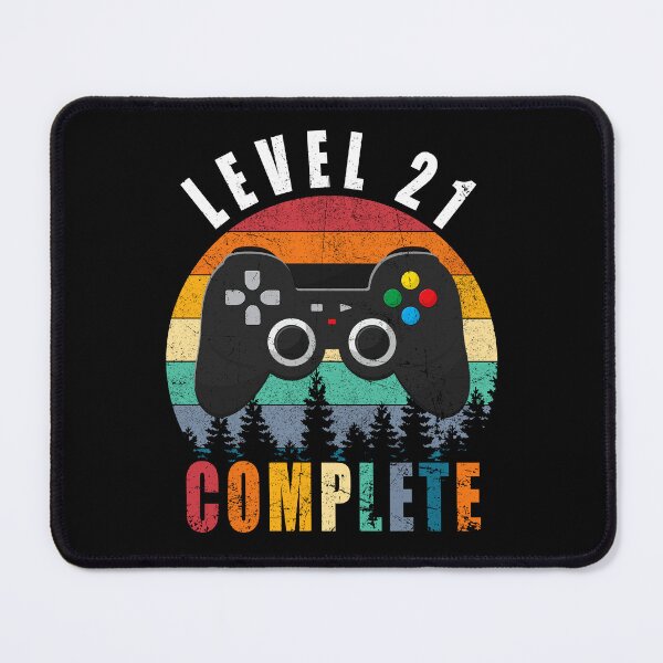 Item preview, Level 21 Complete Retro Vintage 21st Birthday Gift For Gamer designed and sold by PansyBoyd.