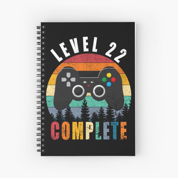 Item preview, Level 22 Complete Retro Vintage 22nd Birthday Gift For Gamer designed and sold by PansyBoyd.