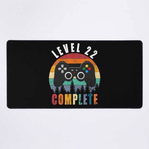Item preview, Level 22 Complete Retro Vintage 22nd Birthday Gift For Gamer designed and sold by PansyBoyd.