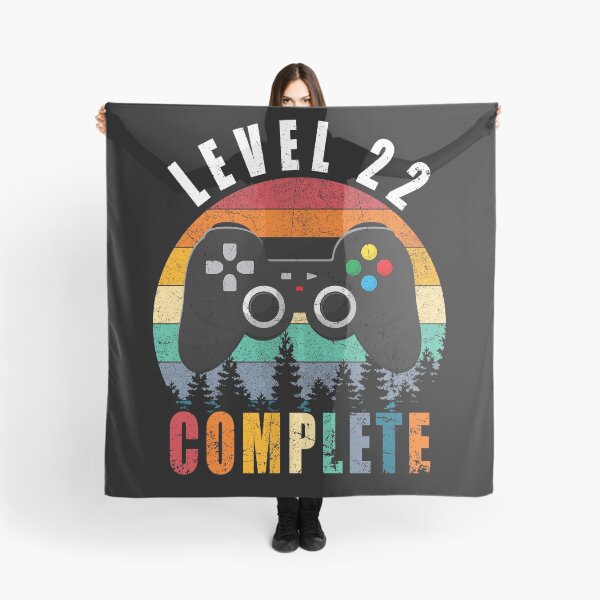 Item preview, Level 22 Complete Retro Vintage 22nd Birthday Gift For Gamer designed and sold by PansyBoyd.