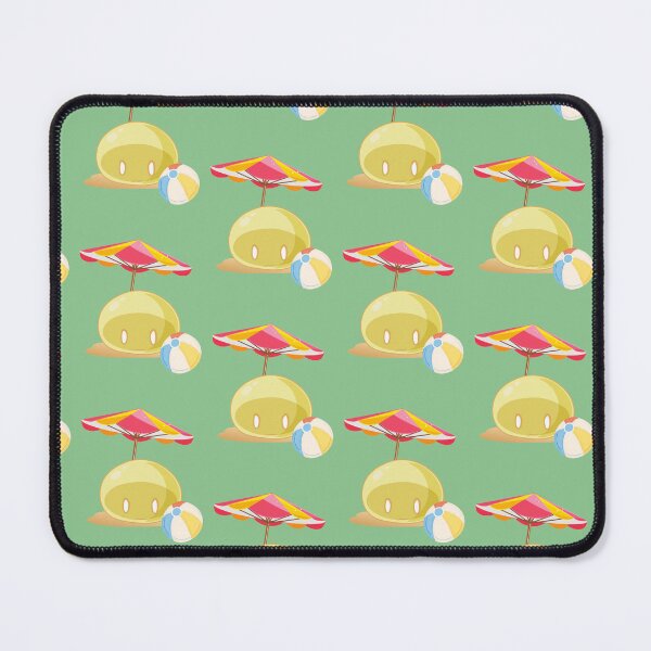 Item preview, Kawaii Yellow Slime on Beach | Summer Emote designed and sold by BBMarioni.
