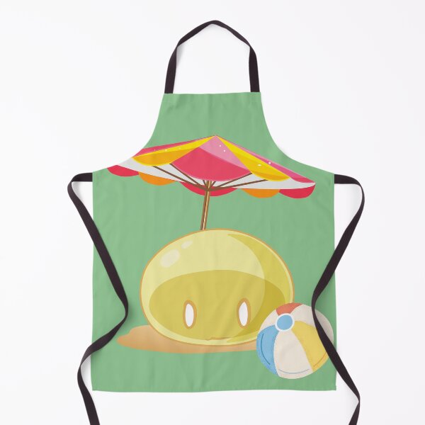 Item preview, Kawaii Yellow Slime on Beach | Summer Emote designed and sold by BBMarioni.