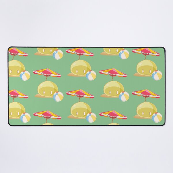 Item preview, Kawaii Yellow Slime on Beach | Summer Emote designed and sold by BBMarioni.