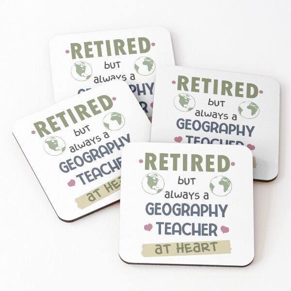 Item preview, Retired but always a Geography Teacher at Heart designed and sold by edwinvisuals.