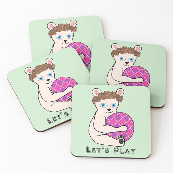 Item preview, Lets Play Teddy Bear and Ball #1 designed and sold by Hypnotees.