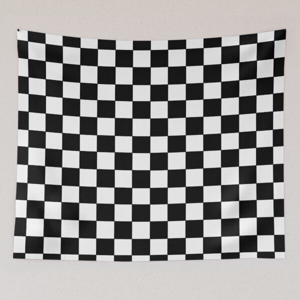 Item preview, Black Checkered Pattern designed and sold by theprintedclub.
