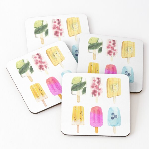 Item preview, Watercolor Ice Pops designed and sold by AsinusAS.