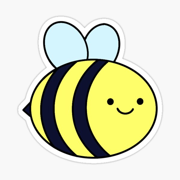 Cute Bee Sticker for Sale by E Vigil