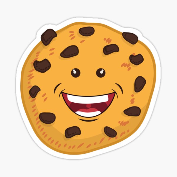 "Chocolate chip cookie" Sticker for Sale by FoForain Redbubble
