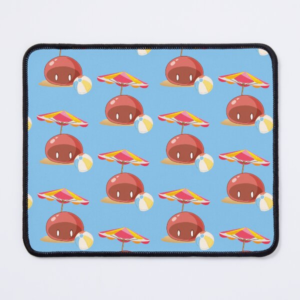Item preview, Kawaii Red Slime on Beach | Summer Emote designed and sold by BBMarioni.