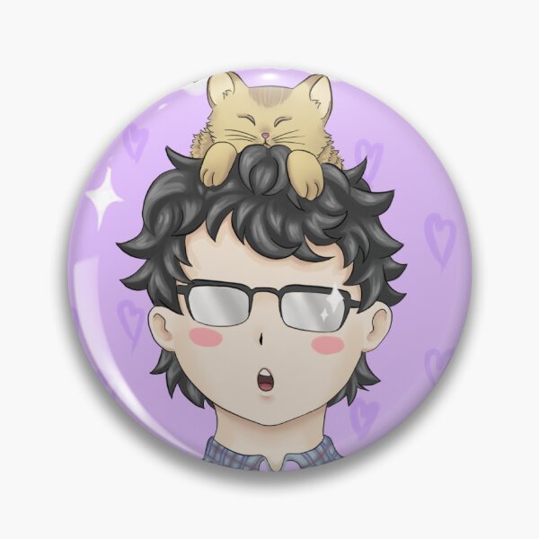 Item preview, my head is my meow meow's home chibi (i know he is a dog person, but there is actually a meow meow who doesnt leave him alone, isn't true?) designed and sold by fannibal-kitten.
