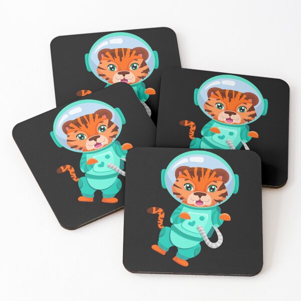 Item preview, Cute Tiger, Astronaut Tiger Space Tiger Tee for Men Women kids designed and sold by Waleedw.