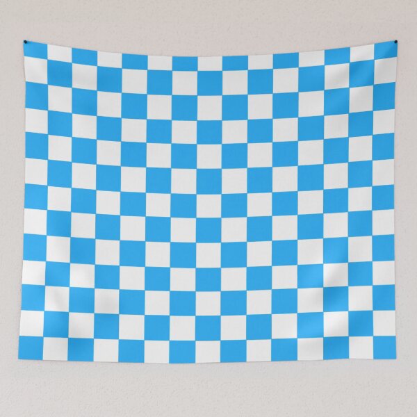 Item preview, Blue Checkered Pattern designed and sold by theprintedclub.