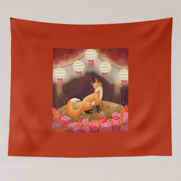 Item preview, Poppy Fox designed and sold by DancingFoxArt.