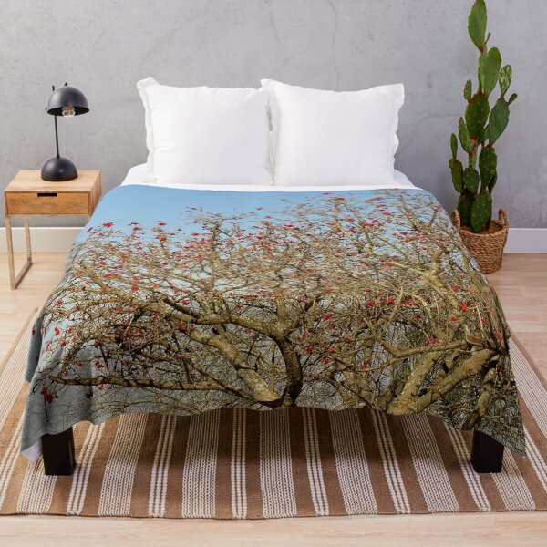 Item preview, Flowering Tree Red Flowers designed and sold by worldways.