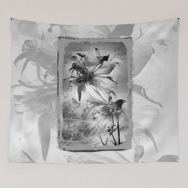 Item preview, Abstract Strange Flowers designed and sold by tabemisa.