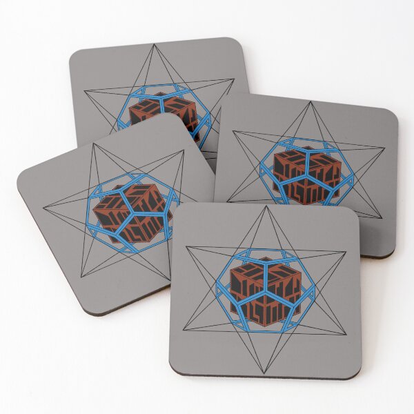 Item preview, Dodecahedron Blue&Red Stand Alone Complex designed and sold by createVisions.