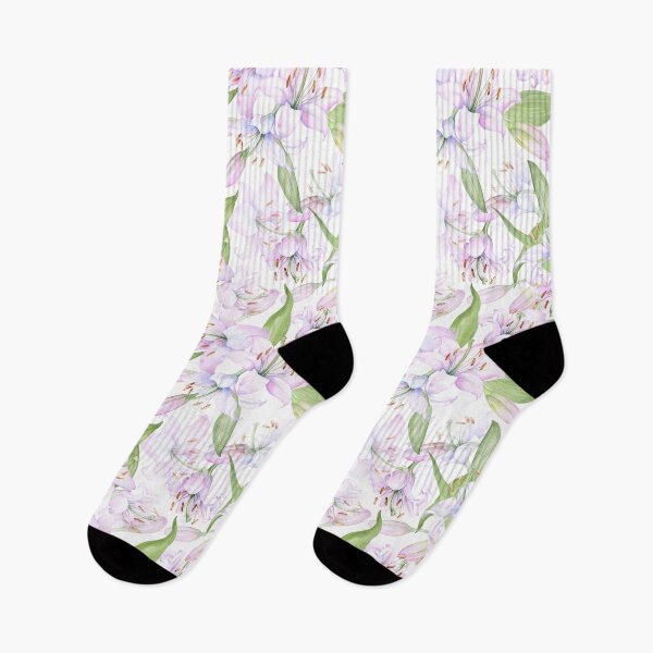 Item preview,  White pink lilies designed and sold by babanovaesha.