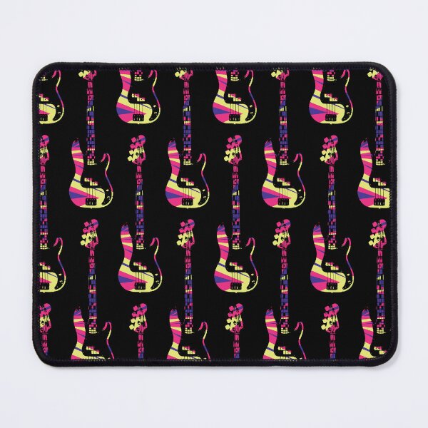 Item preview, Bass Guitar Cutout - Candy Shards designed and sold by QuarterMoon.