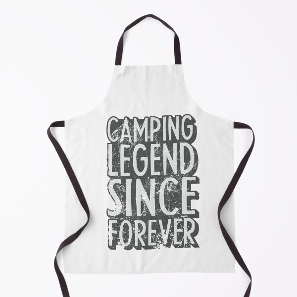 Item preview, Camping legend since forever, retro text for camping lover. designed and sold by wildTrack---.
