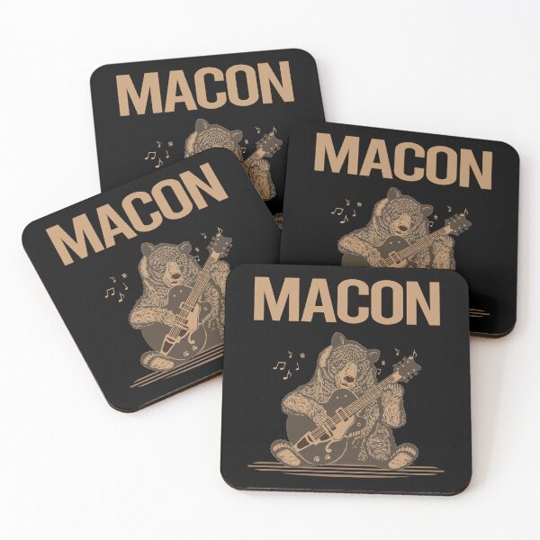 Item preview, Bear With Guitar Macon designed and sold by hurseslossb.