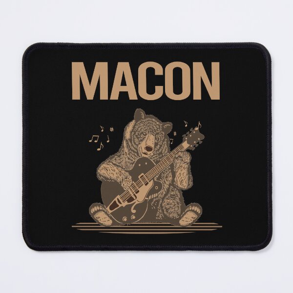 Item preview, Bear With Guitar Macon designed and sold by hurseslossb.