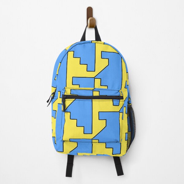 Item preview, Graphic Tessellated Block Pattern (Blue an Yellow) designed and sold by Fox Newton.