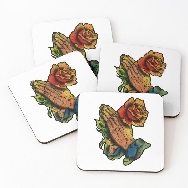Item preview, Praying hands and a rose designed and sold by X1810x.