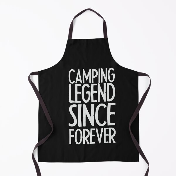 Item preview, Camping legend since forever, retro text for camping lover. designed and sold by wildTrack---.