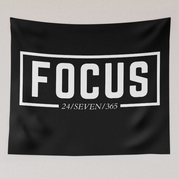 Item preview, FOCUS 24/SEVEN/365 white designed and sold by KingsManKind.