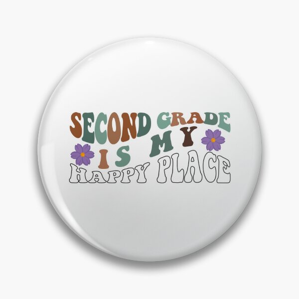 Item preview, second grade is my happy place designed and sold by YA-ART.