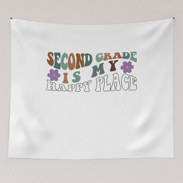 Item preview, second grade is my happy place designed and sold by YA-ART.