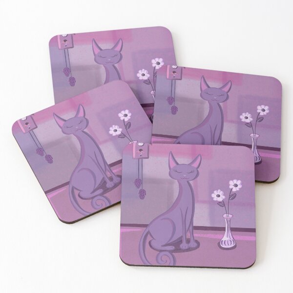 Item preview, Purple Cat designed and sold by DancingFoxArt.