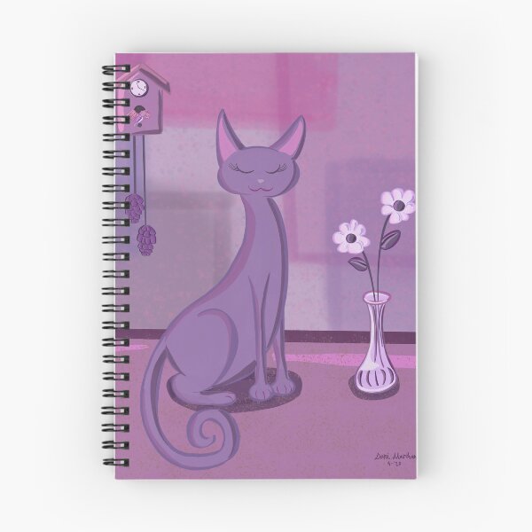 Item preview, Purple Cat designed and sold by DancingFoxArt.