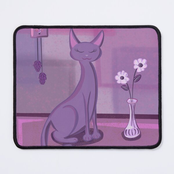 Item preview, Purple Cat designed and sold by DancingFoxArt.