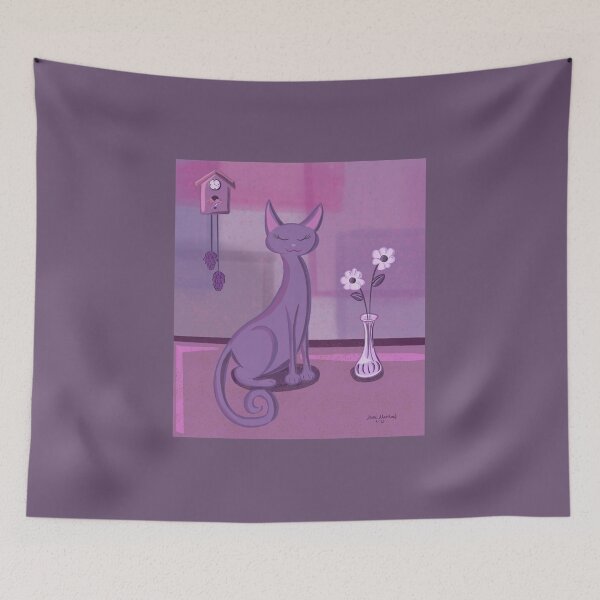 Item preview, Purple Cat designed and sold by DancingFoxArt.