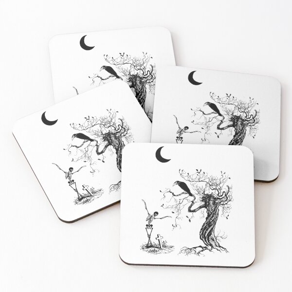 Item preview, Spooky Dancing Skeleton on Graveyard designed and sold by AsinusAS.