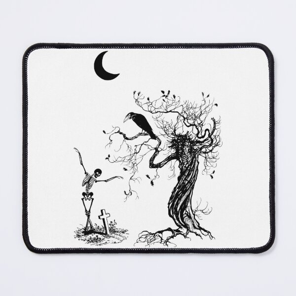 Item preview, Spooky Dancing Skeleton on Graveyard designed and sold by AsinusAS.