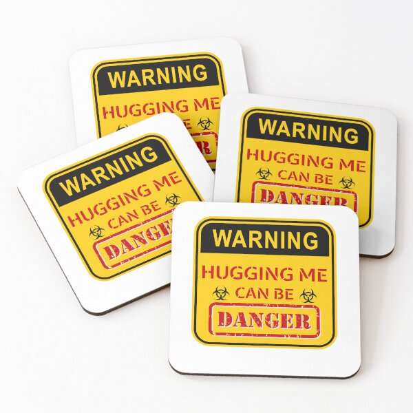 Item preview, Hugging Me Can Be  ! Danger ! Warning designed and sold by ZqkDesign.