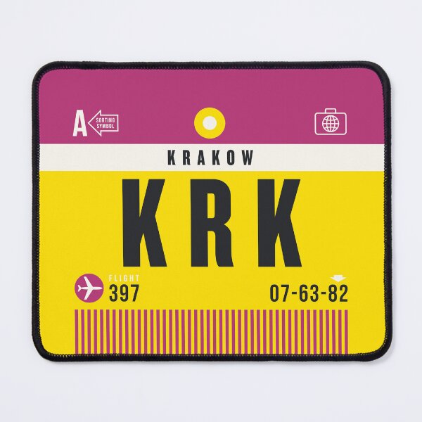 Item preview, Luggage Tag A - KRK Krakow Poland designed and sold by VoodooCircus.