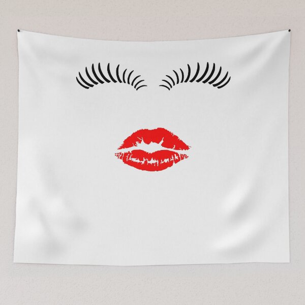 Item preview, Loves Music And Eye Lashes And Kiss Music Awesome designed and sold by Cheryllonda.