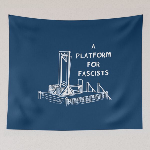 Item preview, A Platform For Fascists - Guillotine, Anti Fascist     designed and sold by MoonBugCo.