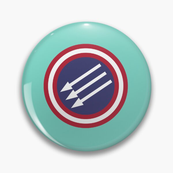 Item preview, American Iron Front Three Arrows Circle Antifa Antifascist   designed and sold by MoonBugCo.