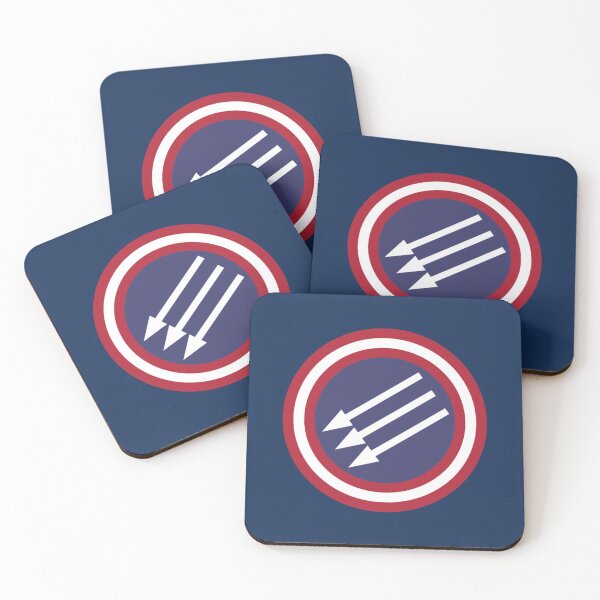 Item preview, American Iron Front Three Arrows Circle Antifa Antifascist   designed and sold by MoonBugCo.