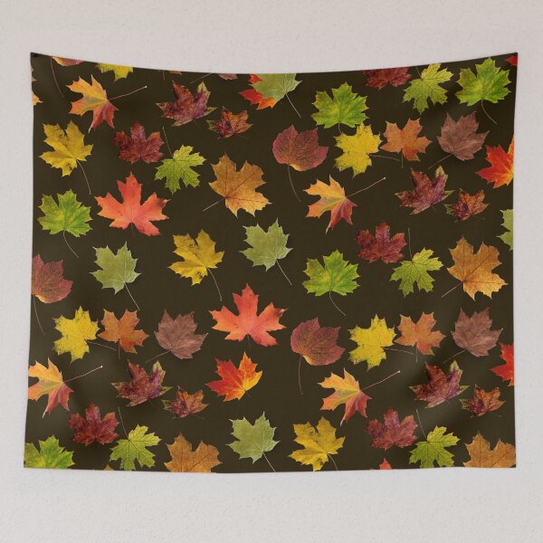 Item preview,  Falling autumn leaves,bright,vibrant designed and sold by cutecrazytshirt.