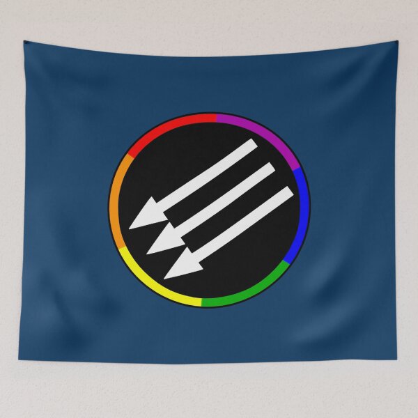 Item preview, Antifa LGBTQ Rainbow Colors    designed and sold by MoonBugCo.