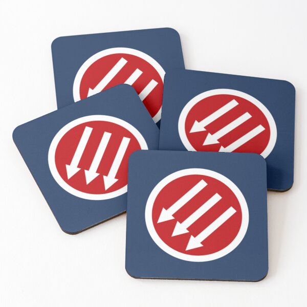 Item preview, Iron Front Arrows Red, White, Blue   designed and sold by MoonBugCo.